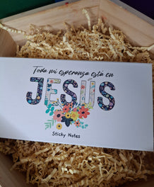 Sticky Notes con Fe Amor y Esperanza