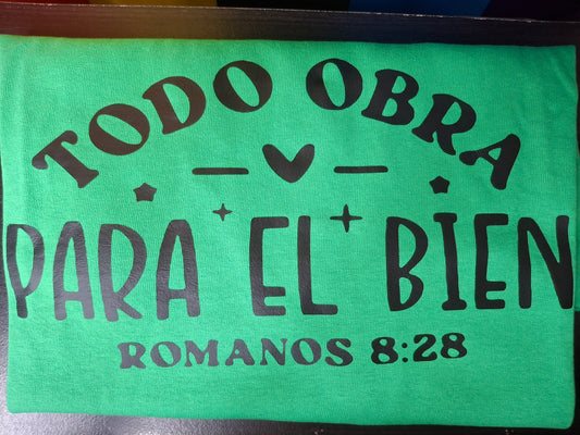 Camisa "Todo Obra Para Bien"
